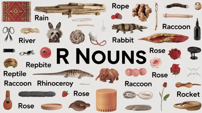 Nouns that Start with R for Royal Vocabulary